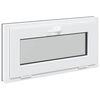 vidaXL Prozor za podrum RISOR 80 x 40 cm PVC i staklo Antracit