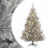 vidaXL Umjetno božićno drvce s kuglicom 180 cm 300 LED lampica