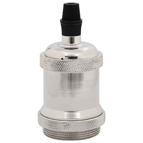 vidaXL Grla za svjetiljke 2 kom Saten nikal E27