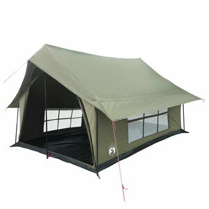 vidaXL Kabinski &scaron;ator Maslinasto zelena 340 x 246 x 210 cm Polipamuk