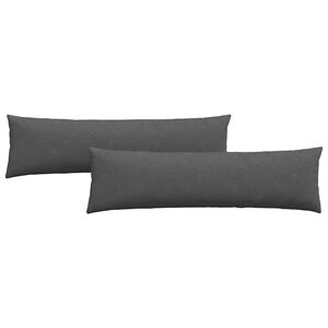 vidaXL Jastučići za sofu 2 pcs Tamno siva 145 x 40 cm Kordura tekstil