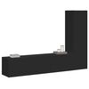 vidaXL 3-dijelni set TV ormarića crni od konstruiranog drva