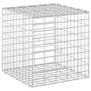 vidaXL Gabion s žicom debljine 3,5 mm i mrežom 5x10 cm 50x50x50 cm