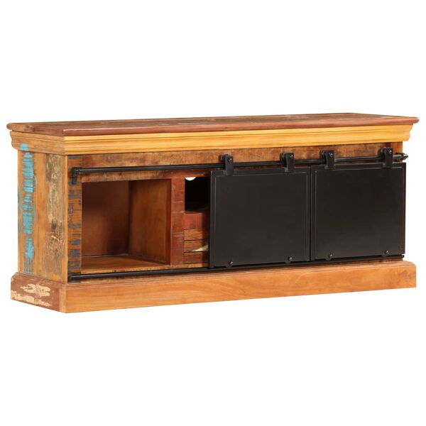 vidaXL TV ormarić od masivnog obnovljenog drva 110 x 30 x 45 cm