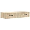 vidaXL Stolna montirana na zid Hrast sonoma 87,5 x 34,5 x 17 cm