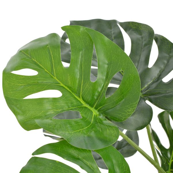vidaXL Umjetna monstera s posudom zelena 100 cm