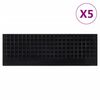 vidaXL Gazi&scaron;ta za stepenice 5 kom 25 x 75 cm gumena