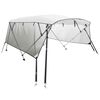 vidaXL Tenda bimini s 4 luka i mrežastim zidovima 243x(200-213)x137 cm