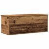 vidaXL Kutija za spremanje s pohranom Staro drvo 90 x 35 x 35 cm