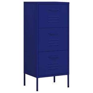 vidaXL Ormarić za pohranu modri 42,5 x 35 x 101,5 cm čelični
