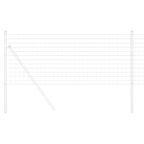 vidaXL Euro ograda 0,4 x 50 m Željezo prekriveno PVC-om