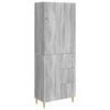 vidaXL Set ormara 2 pcs Siva Sonoma 66 x 34,5 x 90 cm
