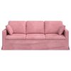 vidaXL Sofa Ružičasta 198 x 78 x 80 cm Bar&scaron;un