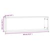 vidaXL Kockaste zidne police 2 kom boja hrasta 80x15x26,5 cm drvene