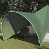 vidaXL Teepee &scaron;ator s krovom Zelena i Siva 600 x 600 x 347 cm