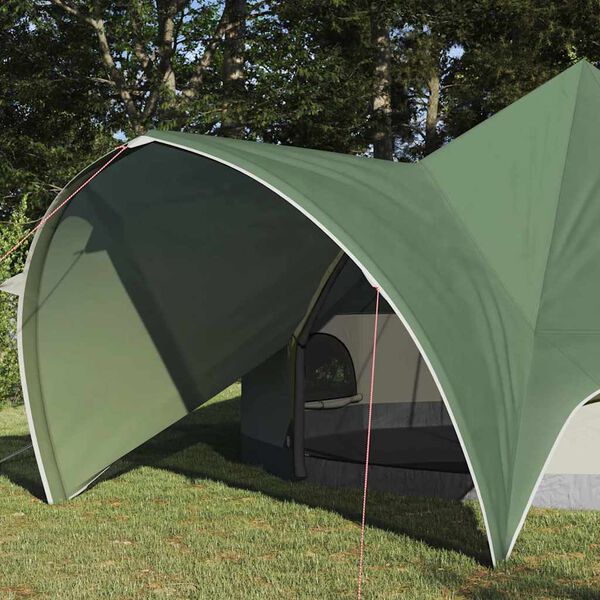 vidaXL Teepee &scaron;ator s krovom Zelena i Siva 600 x 600 x 347 cm