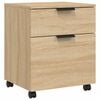 vidaXL Mobilni ormarić za spise hrast 45x38x54 cm konstruirano drvo