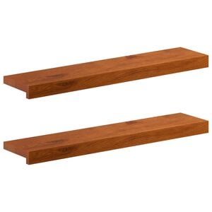 vidaXL Prozorske klupice 2 kom. Smeđa 70 x 15 x 2 cm