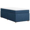 vidaXL Krevet s oprugama i madracem plavi 100 x 200 cm od tkanine