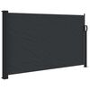vidaXL Bočna tenda na uvlačenje crna 120 x 500 cm