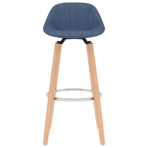 vidaXL Barski stolci od tkanine 2 kom plavi