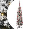 vidaXL Umjetno božićno drvce Zelena 120 cm PVC i čelik i plastika
