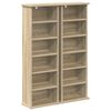 vidaXL CD ormar 2 kom. Hrast sonoma 60 x 17 x 92 cm Konstruirano drvo
