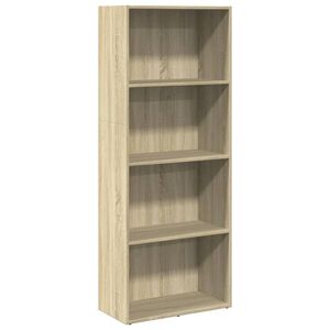 vidaXL Regal za knjige boja hrasta 60x30x152 cm od konstruiranog drva