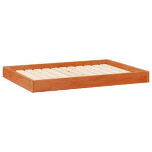 vidaXL Krevet za psa 101,5 x 74 x 9 cm Čvrsto borovo drvo