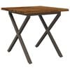 vidaXL Stol za blagovanje s prirodnim rubom 60 x 55 x 75 cm