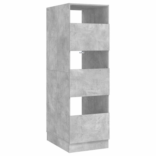 vidaXL Ormar za pranje rublja Beton 50 x 68 x 162 cm Konstruirano drvo