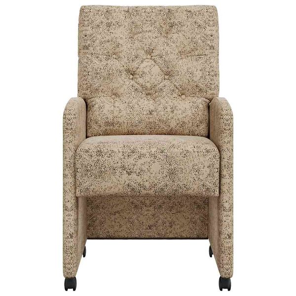 vidaXL Blagovačke stolice s kotačima 2 pcs Svjetlosiva 58 x 67 x 97 cm