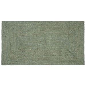 vidaXL Tepih za područje Maslinastozelena 80 x 150 cm Juta