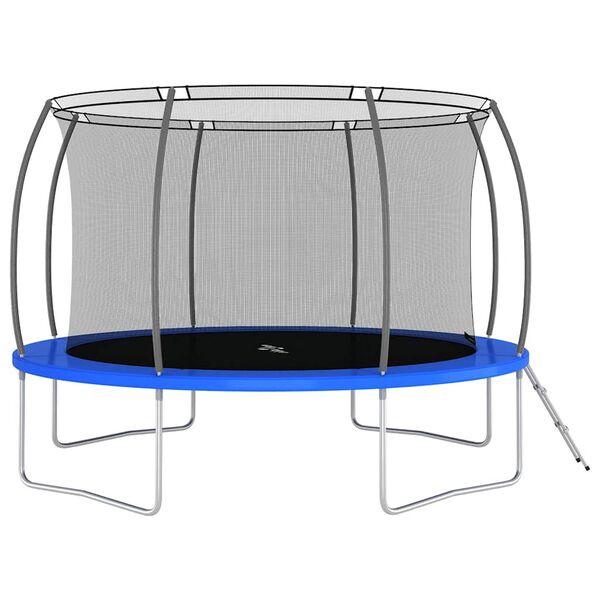 vidaXL Set trampolina okrugli 366 x 80 cm 150 kg