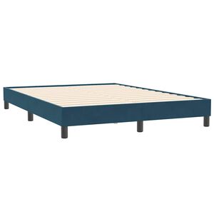 vidaXL Okvir kreveta bez madraca tamnoplavi 160x210 cm bar&scaron;un
