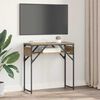 vidaXL Konzolnistol Umjetnički hrast 75x30x75cm Konstruirano drvo