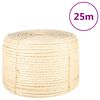 vidaXL Uže od 100 % sisala 12 mm 25 m