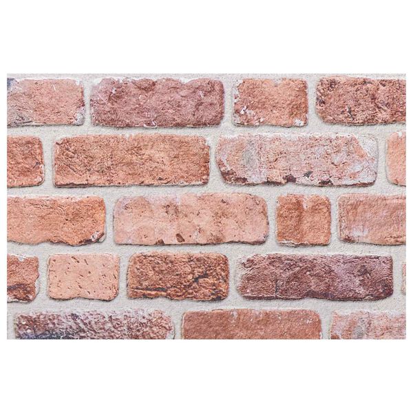 vidaXL Zidne panele 10 pcs Crvena 100 x 50 cm EPS pjena