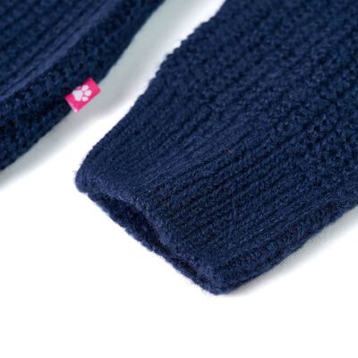 Dječji džemper pleteni modri 92