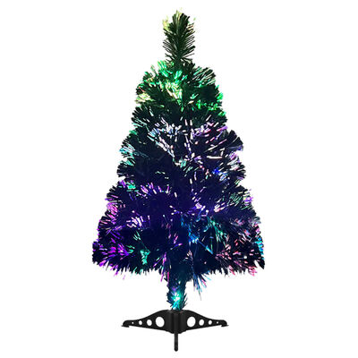 vidaXL Umjetno božićno drvce od optičkih vlakana 64 cm zeleno