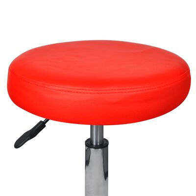 vidaXL Uredski stolci od umjetne kože 2 kom crveni 35,5x84 cm
