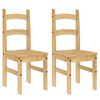 vidaXL Blagovaonske stolice 2 kom 40 x 46 x 99 cm od masivne borovine