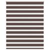 vidaXL Zebra zavjesa 140,9x175 cm &Scaron;irina tkanine 136,7 cm boje kave