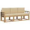 vidaXL Set vanjskih sofa 3 kom.