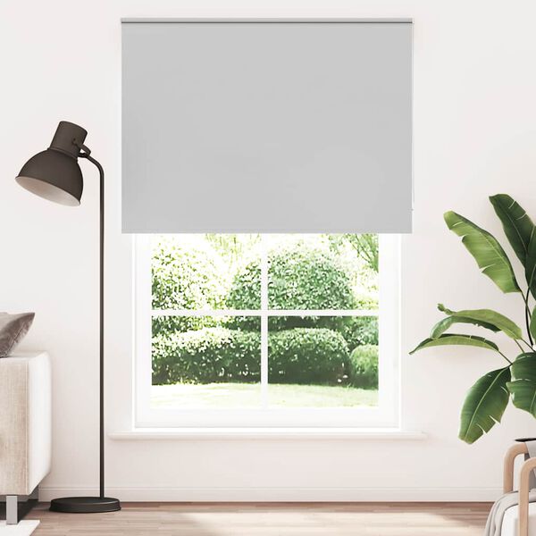 vidaXL Rolo zavjesa Blackout svijetlo siva 150x210 cm Širina tkanine