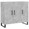 vidaXL Komoda siva boja betona 90x34x80 cm od konstruiranog drva