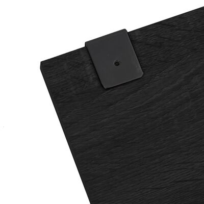 vidaXL 7-dijelni set kupaonskog namještaja crni od konstruiranog drva