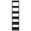 vidaXL Ormarić za knjige / sobna pregrada crni 40x30x166 cm