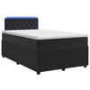 vidaXL Boxspring krevet s madracem Crna 120 x 190 cm Bar&scaron;un