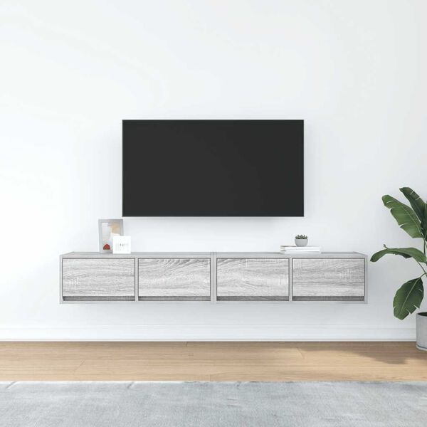 vidaXL TV ormarići 2 kom hrast sonoma 80x31x25,5 cm konstruirano drvo